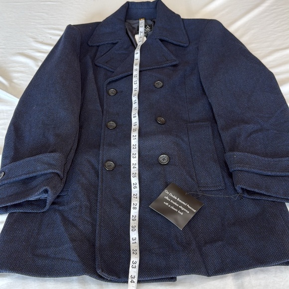 Jos A Bank Mens 61% Wool 20% polyester 19% nylon Winter. Lining 100% polyester. - Picture 4 of 15